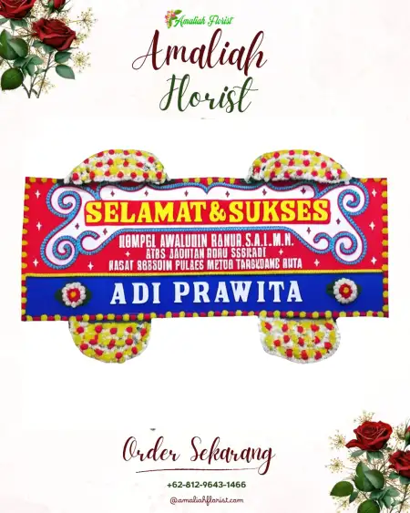 Papan Bunga Ucapan Selamat Passue